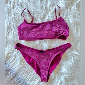 TRIANGL Bikini - Maroon Sparkle